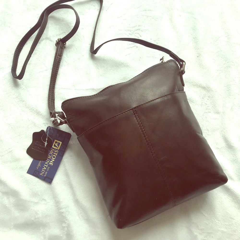 Genuine Leather Crossover Bag